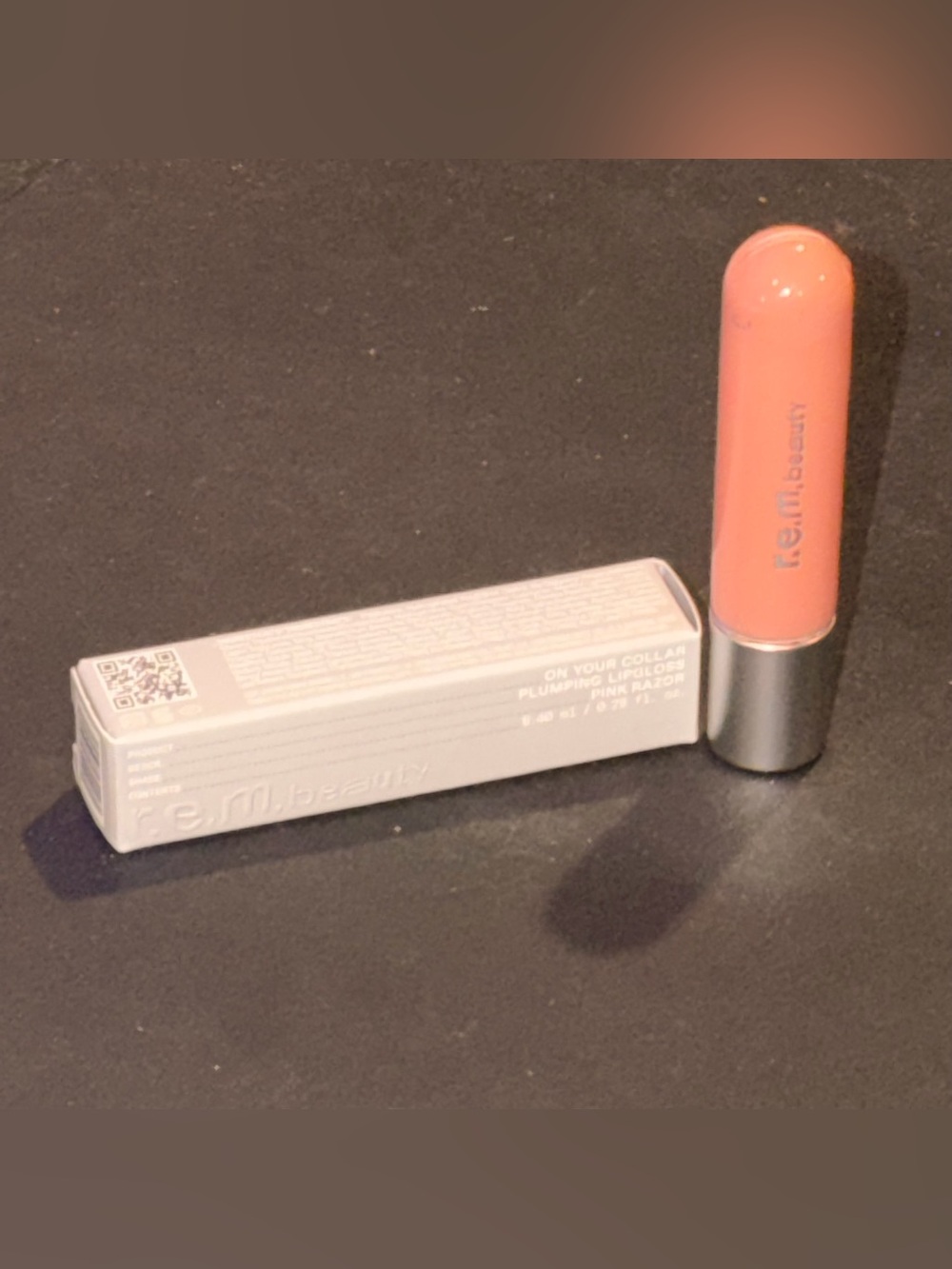 R.E.M. On Your Collar Plumping Lip Plumper Gloss — Pink Razor